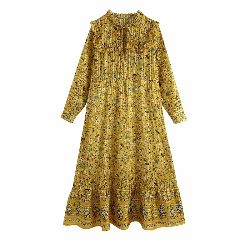 2021 New Woman Luxury Floral Summer Sleeve Long Dress Women Retro Boho Maxi Ruffle Vintage Ladies Dresses 14dh, Gold
2021 New Woman Luxury Floral Summer Sleeve Long Dress Women Retro Boho Maxi Ruffle Vintage Ladies Dresses 14dh, Gold