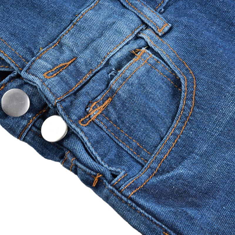 New Fashion Men's Jeans Overalls High Street Straight Denim Jumpsuits Hip Hop Men Cargo Bib Pants Cowboy Male Jean