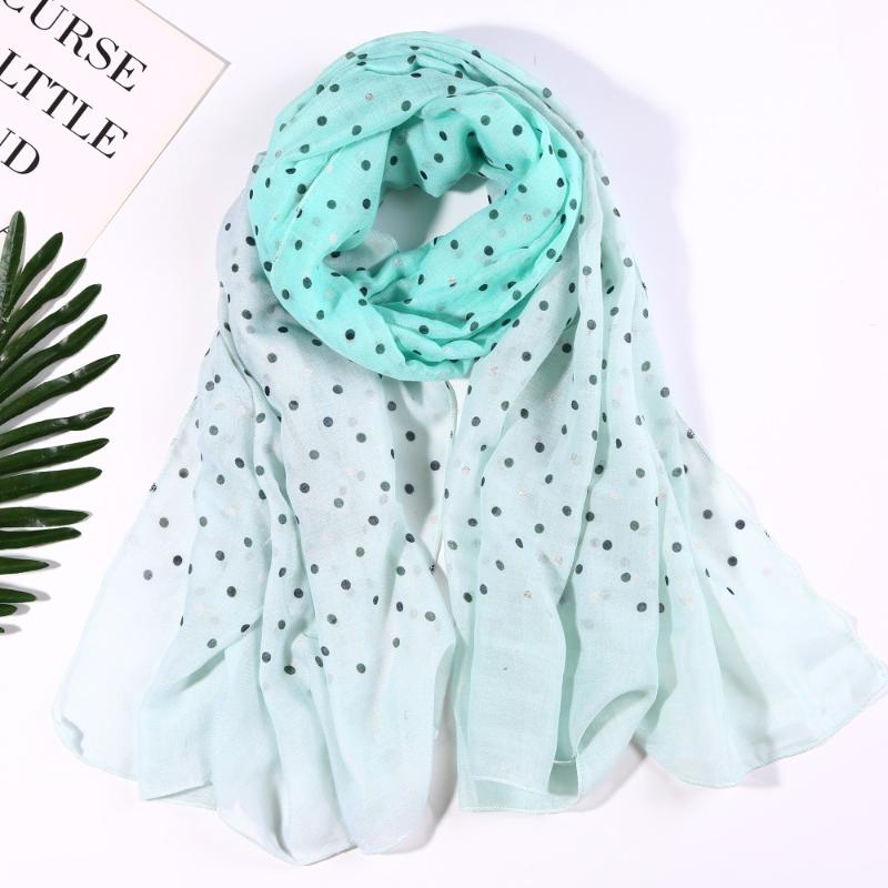 2020 New Spring Polka Print Silver Foil Scarves Shawls Fashion Women Viscose Dot Spot Wrap Scarf Hijab 8 Color Free Shipping
2020 New Spring Polka Print Silver Foil Scarves Shawls Fashion Women Viscose Dot Spot Wrap Scarf Hijab 8 Color Free Shipping