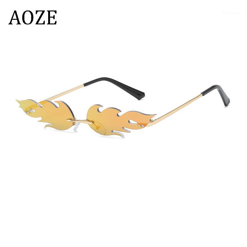 2020 Brand Fashion Flame Sunglasses Women Rimless Wave Sun Glasses Eyewear Luxury Shades For Women Trendy Mirror Eyewear UV4001
2020 Brand Fashion Flame Sunglasses Women Rimless Wave Sun Glasses Eyewear Luxury Shades For Women Trendy Mirror Eyewear UV4001