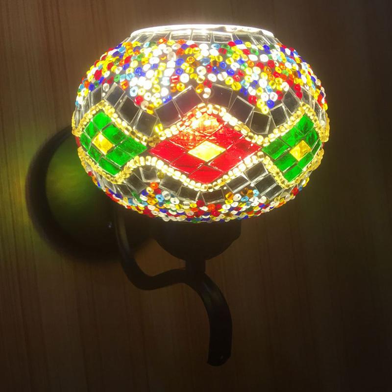 Turkish Lampshade Wall Lamp AC85-265V Seven Choice LED Wall Lamp Aisle Staircase Retro sconce bracket light
Turkish Lampshade Wall Lamp AC85-265V Seven Choice LED Wall Lamp Aisle Staircase Retro sconce bracket light
