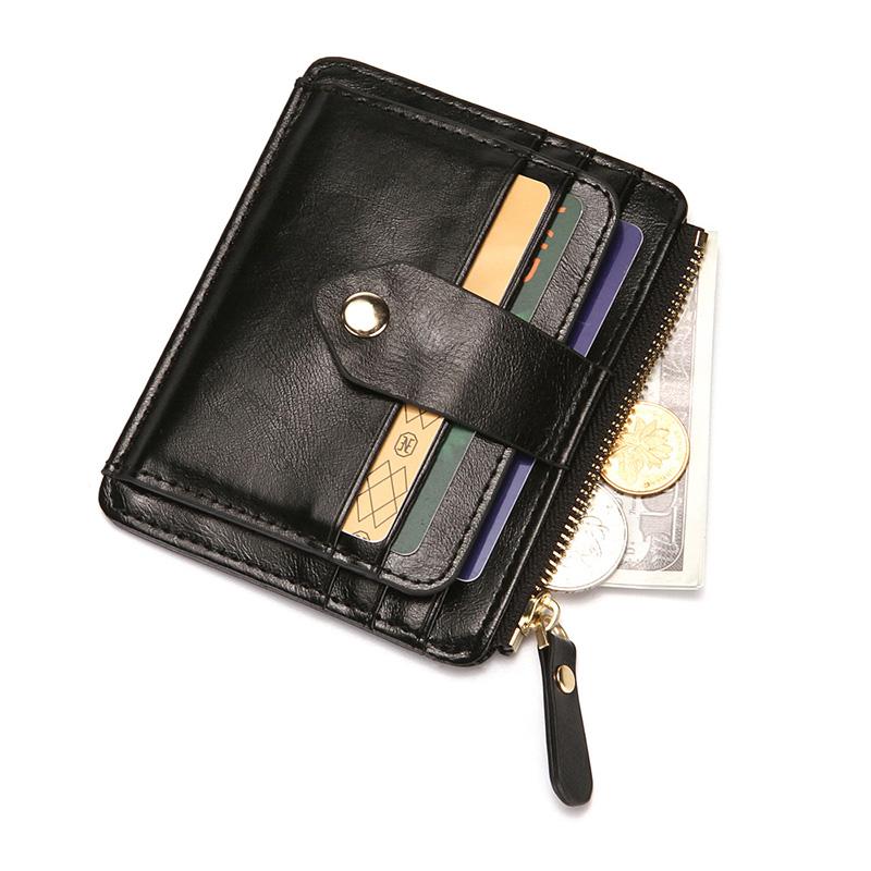 Men's Wallet Pu Leather Slim Wallets Zipper Coin Hasp Wallet Purse Male s Holder ID Cases Short Purses for Men, Black 
Men's Wallet Pu Leather Slim Wallets Zipper Coin Hasp Wallet Purse Male s Holder ID Cases Short Purses for Men, Black