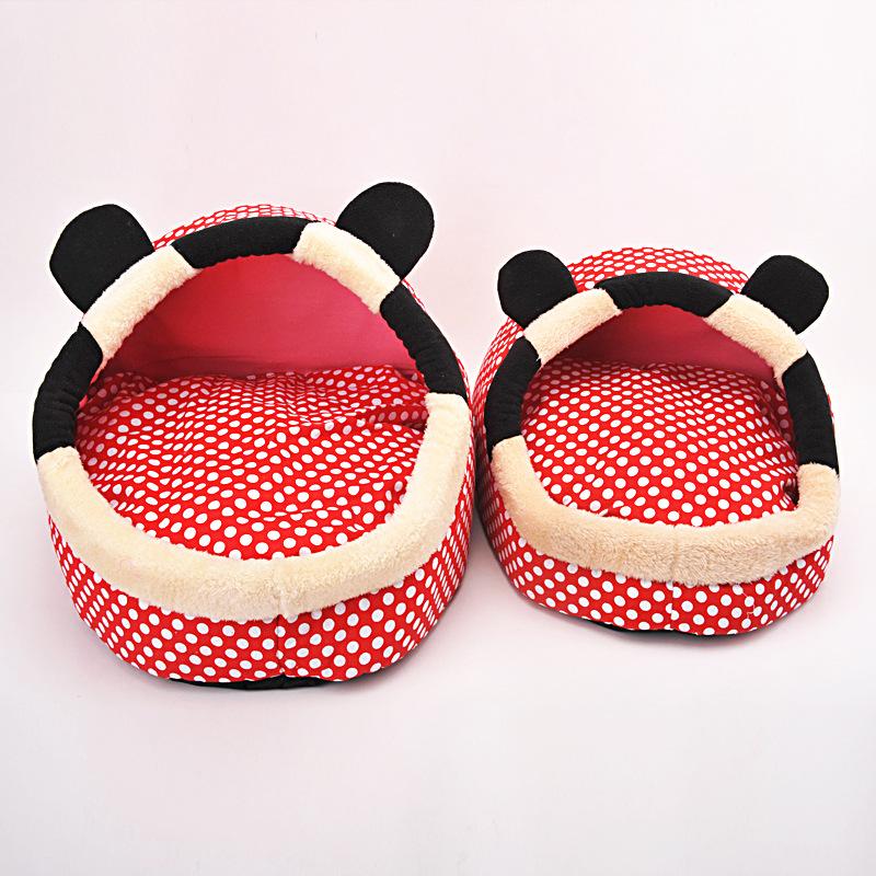 Venxuis Cute Dot Cotton Pet Cat House Fashion Red Winter Warm Small Dog Cat Mat Cartoon Pattern Dog Sleeping Bed
Venxuis Cute Dot Cotton Pet Cat House Fashion Red Winter Warm Small Dog Cat Mat Cartoon Pattern Dog Sleeping Bed