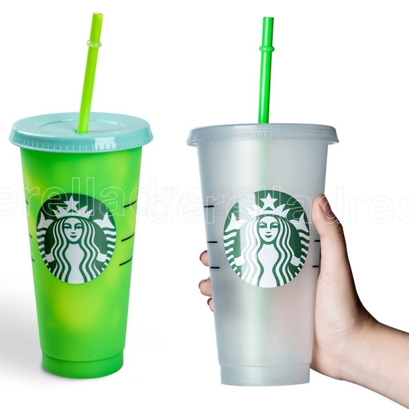 Starbucks 24OZ/710ml Plastic Tumbler Reusable Clear Drinking Flat Bottom Cup Pillar Shape Lid Straw Mug Bardian 50pcs Fast Shipping
Starbucks 24OZ/710ml Plastic Tumbler Reusable Clear Drinking Flat Bottom Cup Pillar Shape Lid Straw Mug Bardian 50pcs Fast Shipping