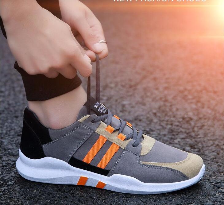 2021 Spring and summer new color matching striped lace-up men's shoes personality fashion all-match casual men's shoes SIZE 39-45, Black
2021 Spring and summer new color matching striped lace-up men's shoes personality fashion all-match casual men's shoes SIZE 39-45, Black