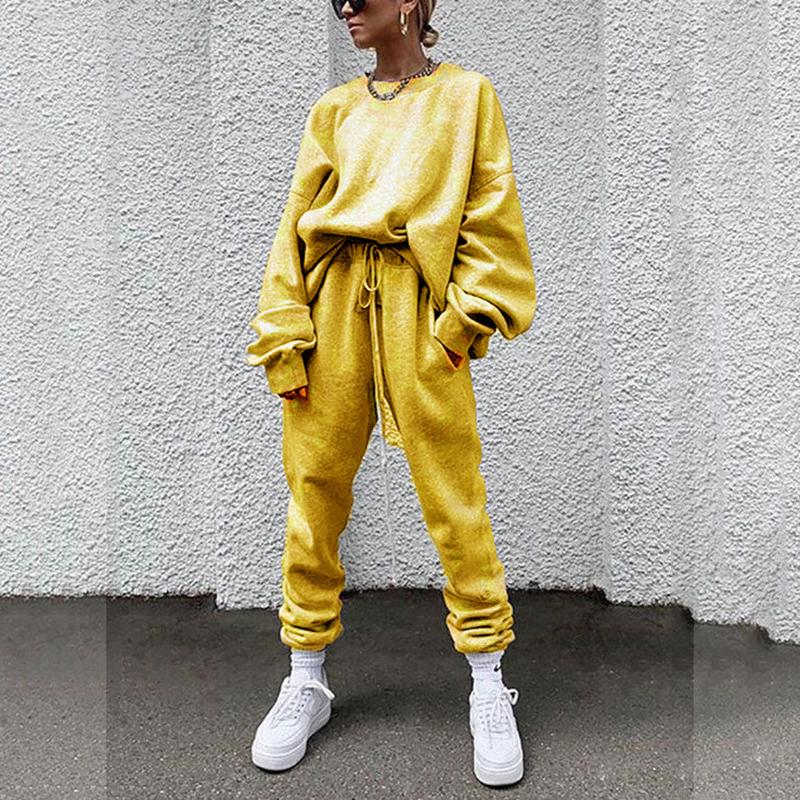 Women Autumn Casual Colorful Printed Two Piece Set Oversized Pullover Sweatshirt And Long Pant Female Vintage Pocket Sports Suit, Pink
Women Autumn Casual Colorful Printed Two Piece Set Oversized Pullover Sweatshirt And Long Pant Female Vintage Pocket Sports Suit, Pink