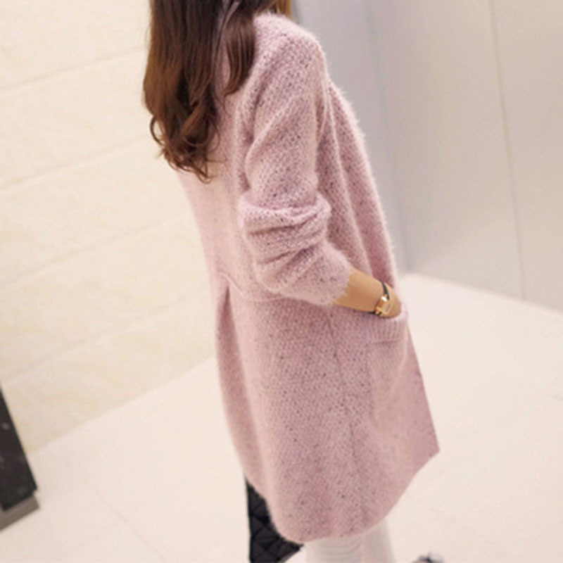 Cardigan Female Casual Sweaters Autumn Winter Long Sleeve Solid Jumper Knitted Cardigans Coat Women Autumn Knitwear Cardigan 201202