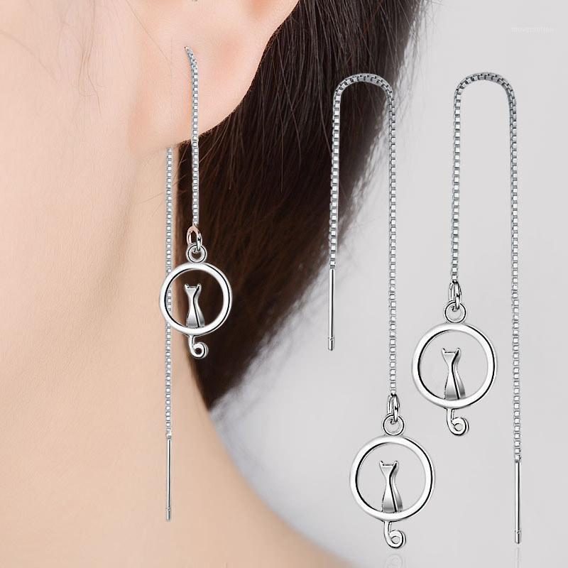 Cute Small Cat Drop Earrings Fashion White Gold Plated Animal Cat Long Ear Wire Earrings for Kids Girls Children Jewelry Gift1
Cute Small Cat Drop Earrings Fashion White Gold Plated Animal Cat Long Ear Wire Earrings for Kids Girls Children Jewelry Gift1