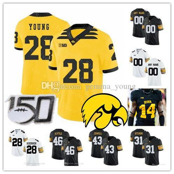 Ncaa 2021 Iowa Hawkeyes College Jersey Football Ihmir Smith-Marsette Spencer Petras Chauncey Golston Seth Benson Tyrone Tracy Jr. Beyer 4XL, Yellow-150th
Ncaa 2021 Iowa Hawkeyes College Jersey Football Ihmir Smith-Marsette Spencer Petras Chauncey Golston Seth Benson Tyrone Tracy Jr. Beyer 4XL, Yellow-150th