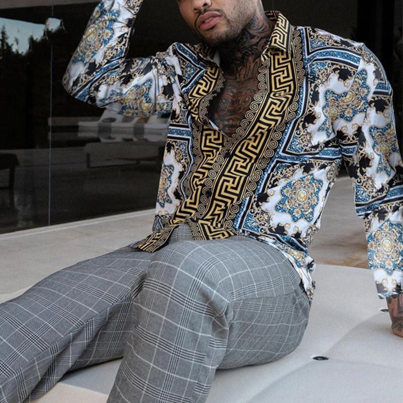 New Men' Printing Shirt Male Sexy Deep Lapel Bandage shirts Casual Print Shirt Tops BlousesHawaii Vacation Guy, Same color
New Men' Printing Shirt Male Sexy Deep Lapel Bandage shirts Casual Print Shirt Tops BlousesHawaii Vacation Guy, Same color