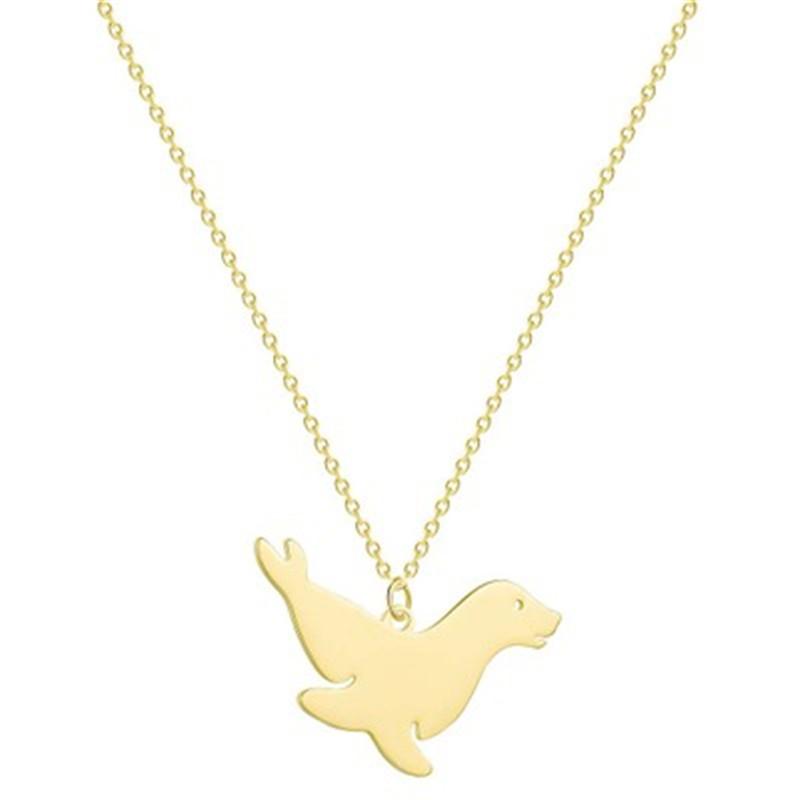 Hot Simple Ocean Arctic Animal Ornaments Female Cute Walrus Sea Lion Pendant Necklace Female Clavicle Chain Ms. Gift
Hot Simple Ocean Arctic Animal Ornaments Female Cute Walrus Sea Lion Pendant Necklace Female Clavicle Chain Ms. Gift