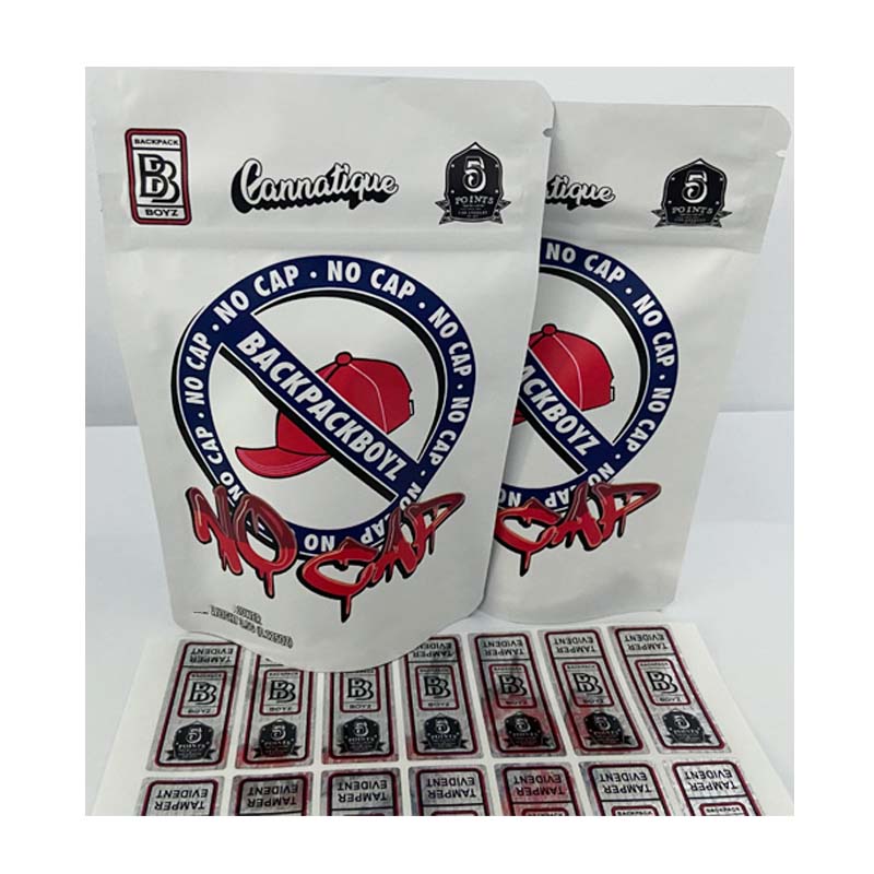 Backpack boyz No cap Runtz pre roll packaging child proof zipper wax concentrate packaging with holographic stickers
Backpack boyz No cap Runtz pre roll packaging child proof zipper wax concentrate packaging with holographic stickers