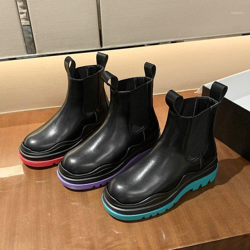 Solid Leather Ankle Boots for Women Shoes Woman New Autumn Winter Boots Colorful Slip on Square Heels Platform Plus Size1, Green
Solid Leather Ankle Boots for Women Shoes Woman New Autumn Winter Boots Colorful Slip on Square Heels Platform Plus Size1, Green