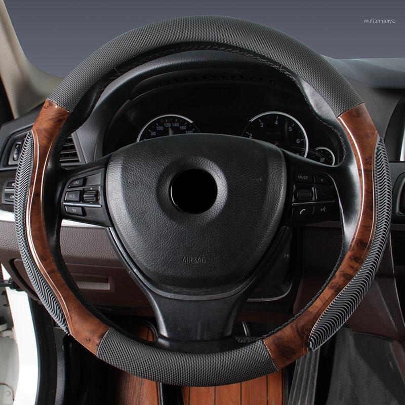 Steering Wheel Covers Car Cover Hand Sewing PVC Leather High Quality Interior Accessories
Steering Wheel Covers Car Cover Hand Sewing PVC Leather High Quality Interior Accessories