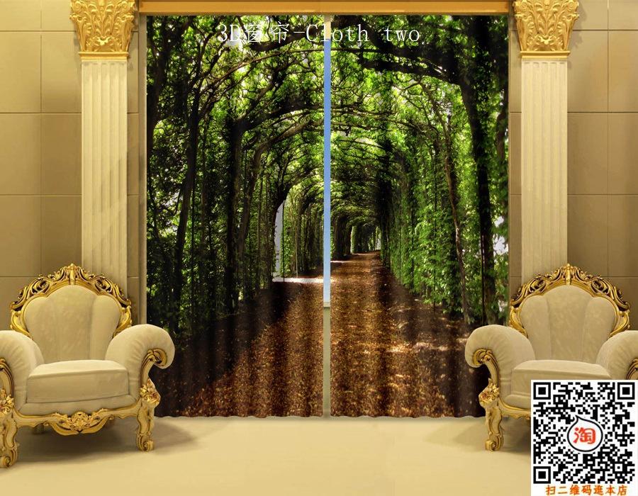 The New Forest Shade Trail Level Shading Cloth Printing 3D Printing High-grade Curtain Curtain Fabric, Green
The New Forest Shade Trail Level Shading Cloth Printing 3D Printing High-grade Curtain Curtain Fabric, Green