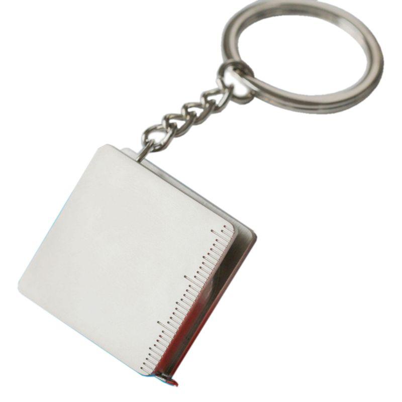 Portable Band Tape Key Chain Metal Ruler Tape Measure Key Ring Line Tools Lightweight compact and easy to carry
Portable Band Tape Key Chain Metal Ruler Tape Measure Key Ring Line Tools Lightweight compact and easy to carry