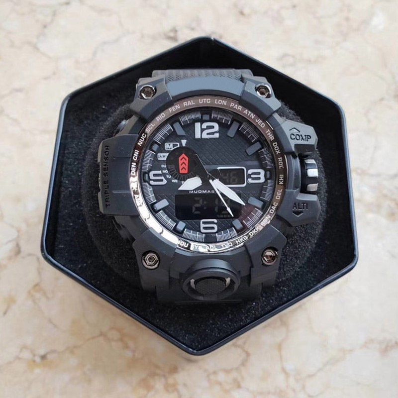 Luxury Mens Digital LED Watch Sport Men Outdoor Electronic Watches Shock Dual Display Analog Wrist Watch Montre Homme
Luxury Mens Digital LED Watch Sport Men Outdoor Electronic Watches Shock Dual Display Analog Wrist Watch Montre Homme