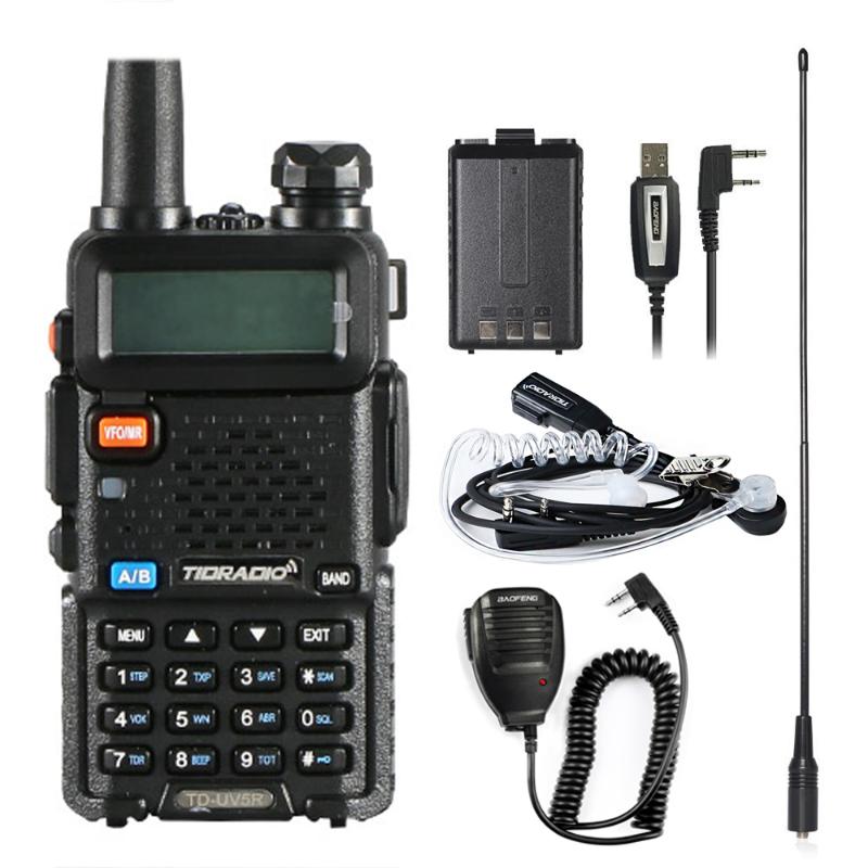 Walkie Talkie TD UV5R Radio Stations VHF UHF 136-174MHz&400-520MHz Professional Portable Walkie-talkie uv5r
Walkie Talkie TD UV5R Radio Stations VHF UHF 136-174MHz&400-520MHz Professional Portable Walkie-talkie uv5r