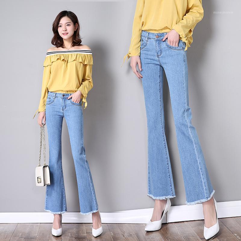 New summer micro flared pants female nine points high waist Korean thin thin section denim ulzzang micro-pu pants1
New summer micro flared pants female nine points high waist Korean thin thin section denim ulzzang micro-pu pants1