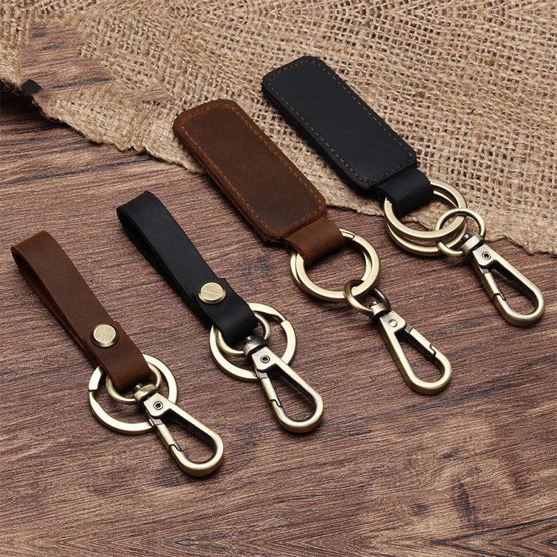 Fashion Genuine Leather Charm Women Small Gift Retro Handmade Purse Keychain Car Key Ring Holder Wallet Arts and Crafts for Men
Fashion Genuine Leather Charm Women Small Gift Retro Handmade Purse Keychain Car Key Ring Holder Wallet Arts and Crafts for Men