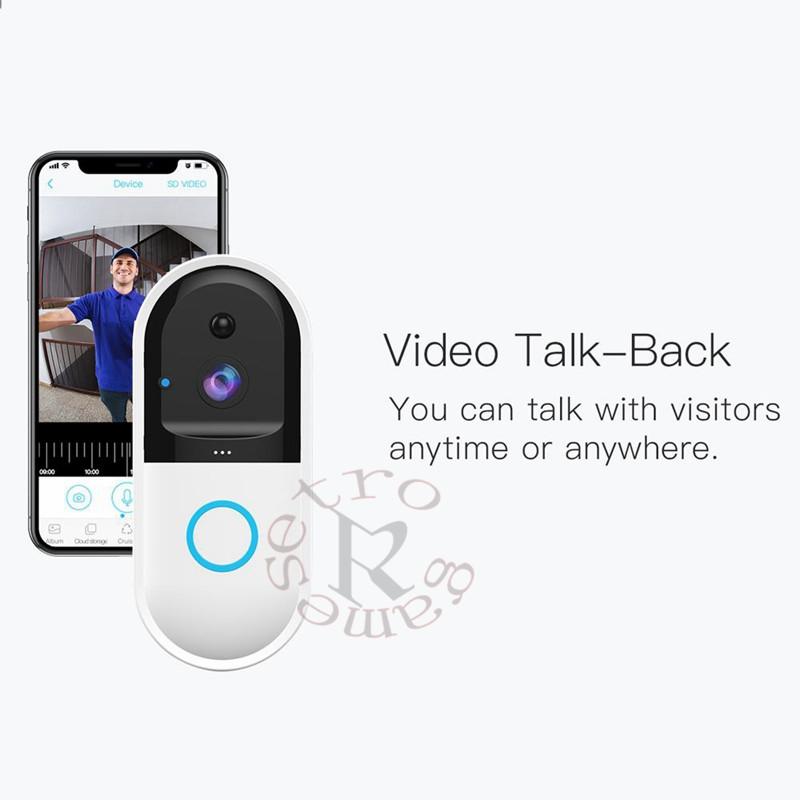 B50 wifi doorbell camera Video Intercom for Home night vision anti-theft remote monitoring Visual Door Phone
B50 wifi doorbell camera Video Intercom for Home night vision anti-theft remote monitoring Visual Door Phone