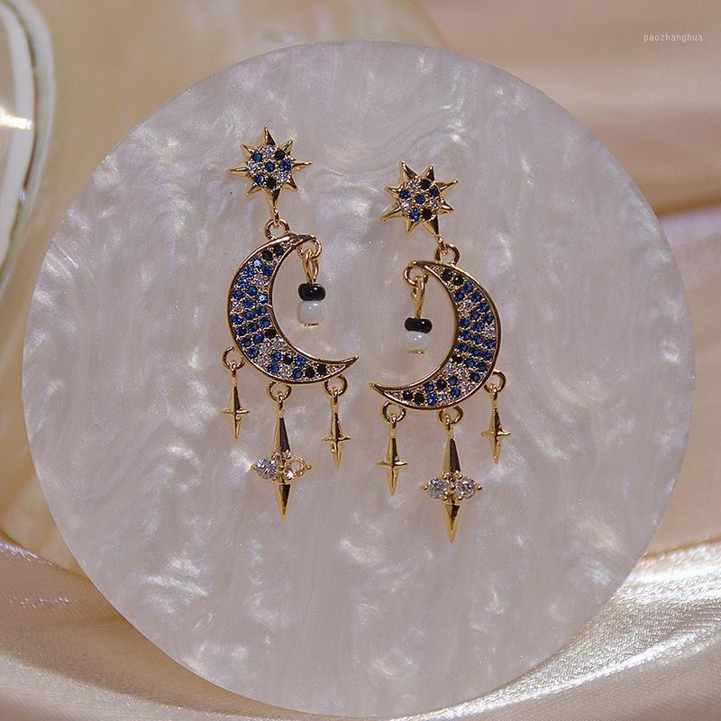 Japanese&Korea Delicate Jewelry 14K Real Gold Zircon Black Star Stud Earrings For Women Luxury Moon Tassel, Golden;silver
Japanese&Korea Delicate Jewelry 14K Real Gold Zircon Black Star Stud Earrings For Women Luxury Moon Tassel, Golden;silver