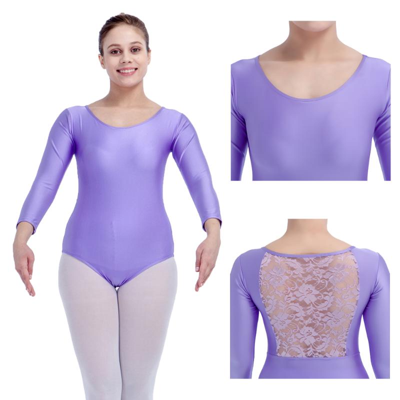 Light Grape NylonLycra Lace Long Sleeves Ballet Dance Leotard Pink Girls Dancewear Women Bodysuit, Black
Light Grape NylonLycra Lace Long Sleeves Ballet Dance Leotard Pink Girls Dancewear Women Bodysuit, Black
