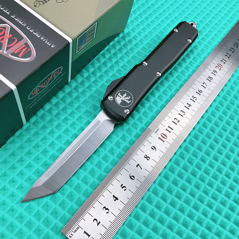 Micro KNIVES Automatic knife UTX85 Double Action Knives D2 Blade Aviation Aluminum handle Camping Tactical Pocket knife UTX A07
Micro KNIVES Automatic knife UTX85 Double Action Knives D2 Blade Aviation Aluminum handle Camping Tactical Pocket knife UTX A07
