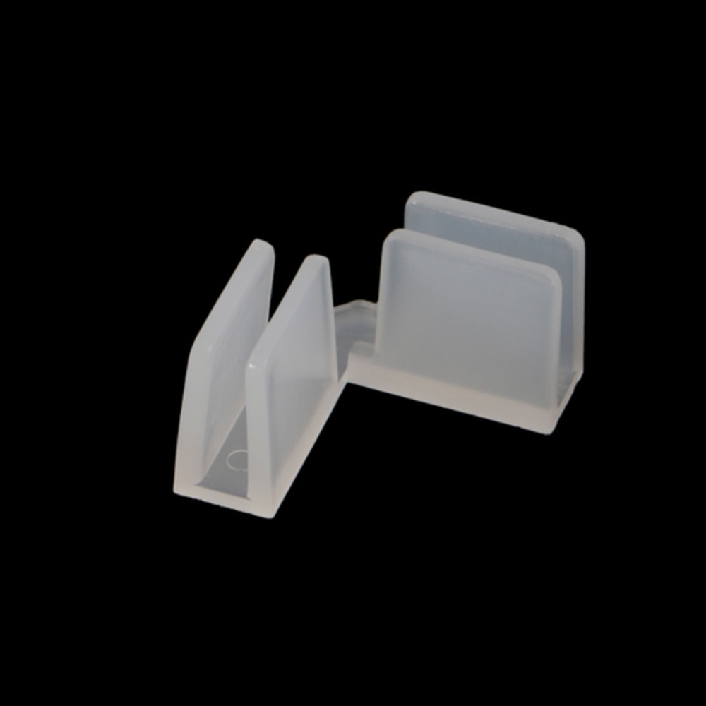 Plastic 3 Ways Glass Shelf Box Container Carton Paper Cardboard Connector Clip