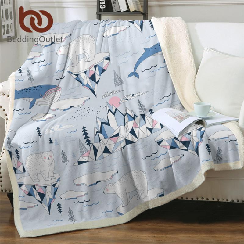 BeddingOutlet Polar Bear Sherpa Blanket Blue Whale Soft Blanket Ocean Iceberg Blocks Bed Arctic Wildlife Mantas De Cama
BeddingOutlet Polar Bear Sherpa Blanket Blue Whale Soft Blanket Ocean Iceberg Blocks Bed Arctic Wildlife Mantas De Cama