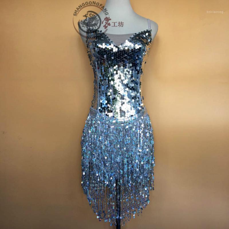 New style latin dance costume sexy stones tassel latin dance dress for women competition dresses A76 S-4XL1, Ocean blue
New style latin dance costume sexy stones tassel latin dance dress for women competition dresses A76 S-4XL1, Ocean blue