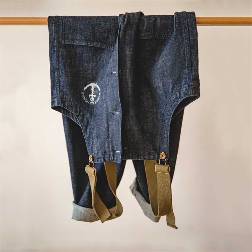 Maden Cargo Salopette Homme Jumpsuit American Vintage Navy Overalls Spring And Autumn Denim Straight Leg Jeans Men's Trend Pant 220118, Khaki
Maden Cargo Salopette Homme Jumpsuit American Vintage Navy Overalls Spring And Autumn Denim Straight Leg Jeans Men's Trend Pant 220118, Khaki