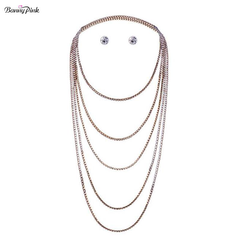 Chains Banny Pink Elegant Layer Rhinestone Long Chain Rope Necklace For Women Free Wear Crystal Choker Collar Fashion Jewelry
Chains Banny Pink Elegant Layer Rhinestone Long Chain Rope Necklace For Women Free Wear Crystal Choker Collar Fashion Jewelry
