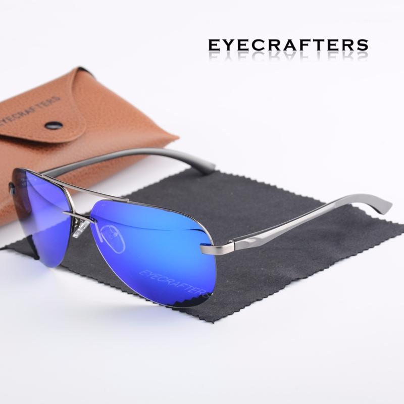 Blue Brand Pilot Sunglasses Mens Polarized Driver Mirror Sunglasses Fashion Polaroid Lens Spring Hinge Metal 1431
Blue Brand Pilot Sunglasses Mens Polarized Driver Mirror Sunglasses Fashion Polaroid Lens Spring Hinge Metal 1431