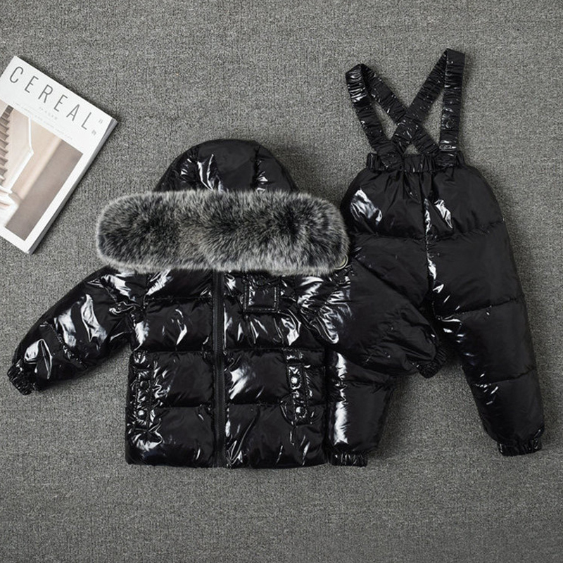 Kids Big Fox Fur Collar Snowsuit White Duck Down Children Skiing Suits Down Jacket+Jumpsuits Baby Girls Winter Coat Outwear Y1117, Silver
Kids Big Fox Fur Collar Snowsuit White Duck Down Children Skiing Suits Down Jacket+Jumpsuits Baby Girls Winter Coat Outwear Y1117, Silver