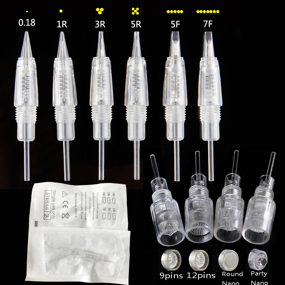 20PCS 1R 3R 5R 5F 7F Screw Tattoo Needle Cartridge For Premium Charmant Tattoo Machine For Permanent Makeup Eyebrow Lips Tattoo 201120 
20PCS 1R 3R 5R 5F 7F Screw Tattoo Needle Cartridge For Premium Charmant Tattoo Machine For Permanent Makeup Eyebrow Lips Tattoo 201120
