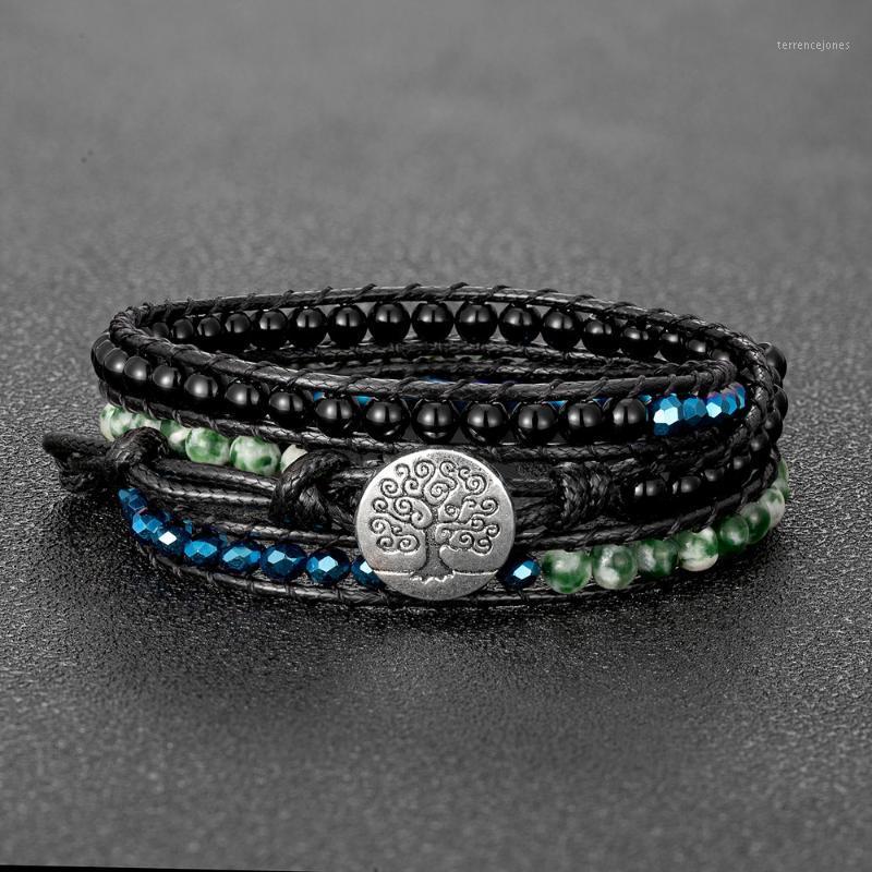 Tennis 3 Strands Wrap Bracelets 4MM Crystal Natural Stone Unisex Handmade Woven Jewelry Gifts Drop1
Tennis 3 Strands Wrap Bracelets 4MM Crystal Natural Stone Unisex Handmade Woven Jewelry Gifts Drop1