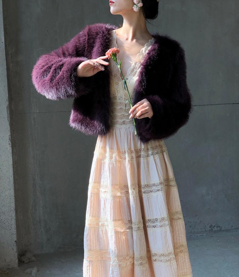 Purple Women Autumn Winter Fluffy Faux Fur Coat New Short Luxury Jacket Lady Veste Femme Female Clothing ED50PC
Purple Women Autumn Winter Fluffy Faux Fur Coat New Short Luxury Jacket Lady Veste Femme Female Clothing ED50PC