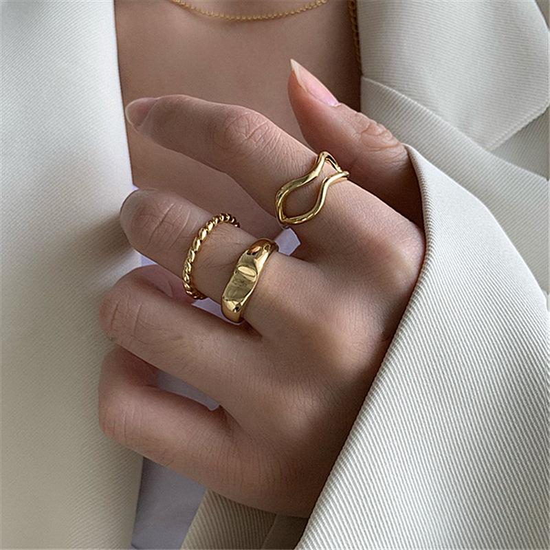 Small design feeling three-piece suit combination ring ins tide contracted fashion and personality cold wind index finger ring
Small design feeling three-piece suit combination ring ins tide contracted fashion and personality cold wind index finger ring