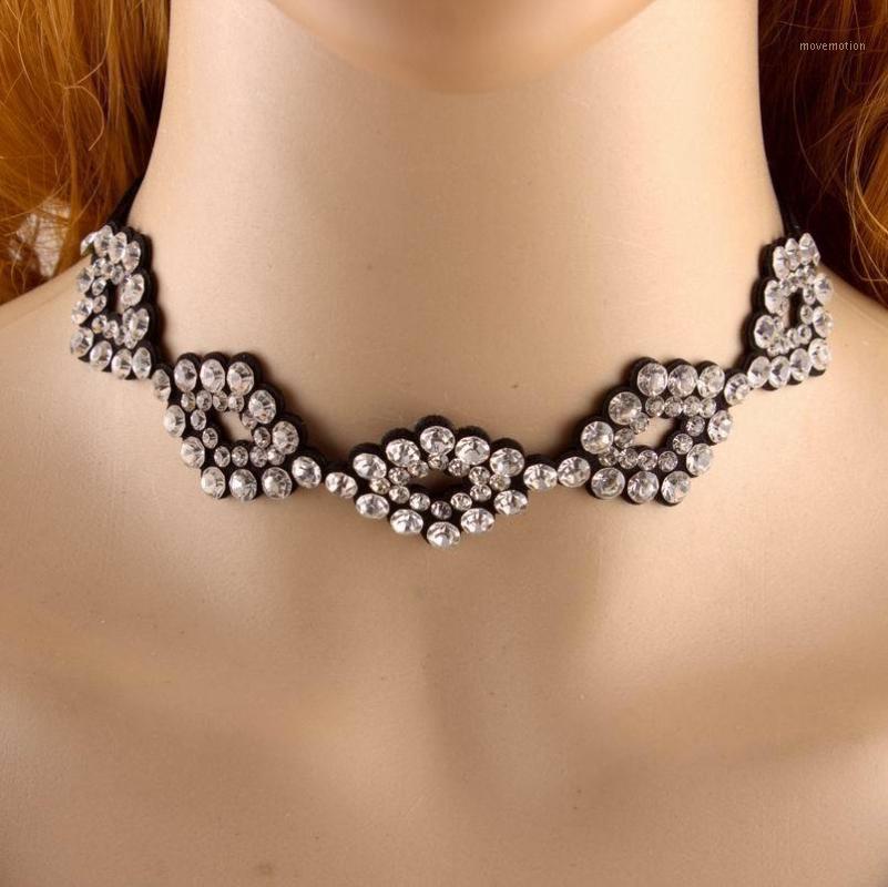 New Women Crystal Collar Choker Necklace Fashion Cheap Statement Black Rope Chunky Pendant Necklace Jewelry for Ladies1
New Women Crystal Collar Choker Necklace Fashion Cheap Statement Black Rope Chunky Pendant Necklace Jewelry for Ladies1