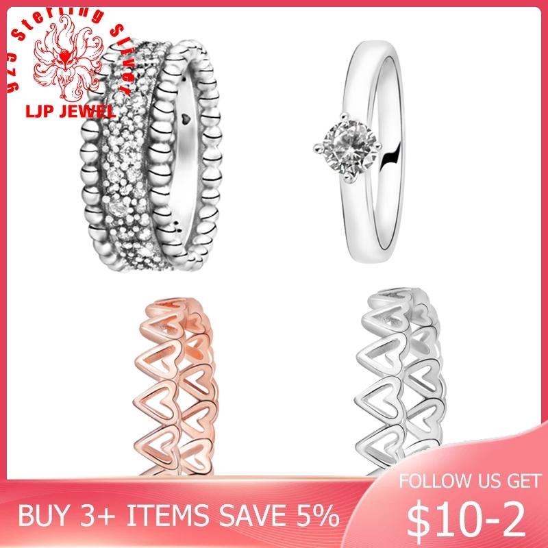 2020 NEW Authentic 925 Sterling Silver Rings Freehand Hearts Clear Heart Solitaire Beaded Pave Band Rings Jewelry
2020 NEW Authentic 925 Sterling Silver Rings Freehand Hearts Clear Heart Solitaire Beaded Pave Band Rings Jewelry