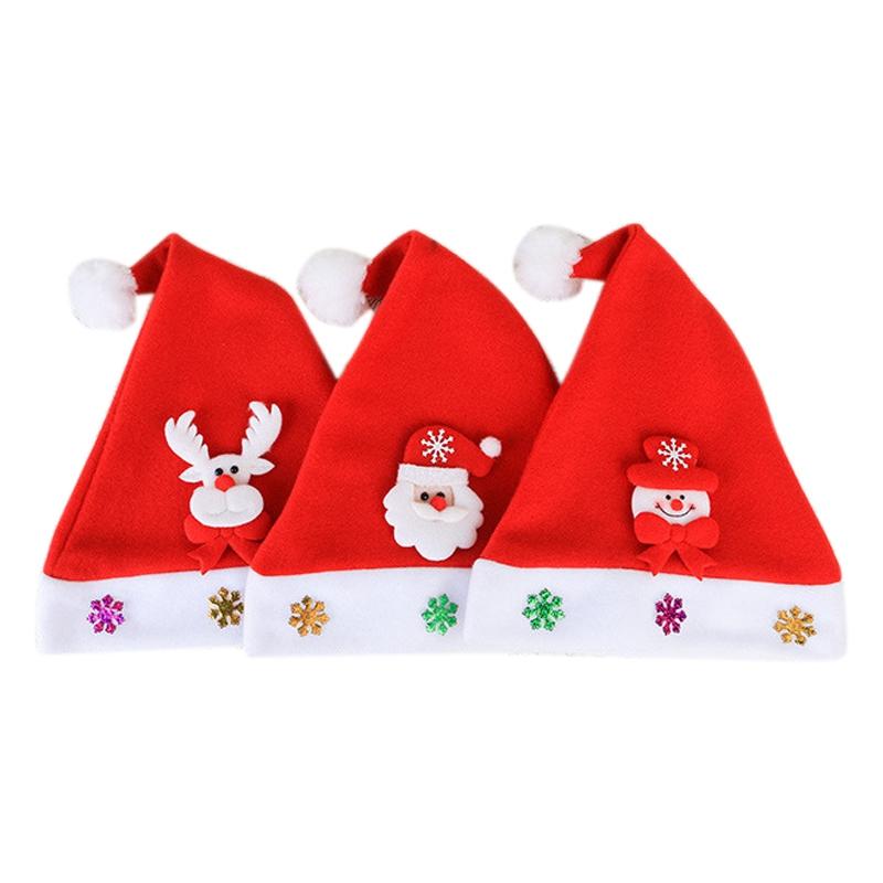 3 Pc New Christmas Hats Adults Kids Children Costume Santa Claus Snowman Reindeer Festival Hat
3 Pc New Christmas Hats Adults Kids Children Costume Santa Claus Snowman Reindeer Festival Hat