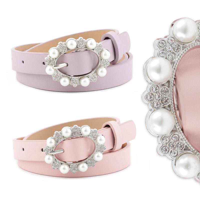New Leather Belt Women's Fashion Solid Color Belt Oval Peals Buckle Luxury Strap Trendy Decoration for Women Jeans Dress, White
New Leather Belt Women's Fashion Solid Color Belt Oval Peals Buckle Luxury Strap Trendy Decoration for Women Jeans Dress, White