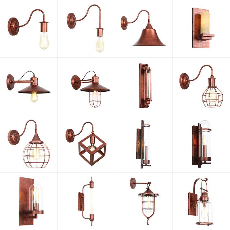 Ac 110v-240v Indoor Outdoor Vintage Wall Lamp E27 Led Bulb Metal Body Retro Light Foyer Copper Loft Bed Wall Sconce Steam Punk
Ac 110v-240v Indoor Outdoor Vintage Wall Lamp E27 Led Bulb Metal Body Retro Light Foyer Copper Loft Bed Wall Sconce Steam Punk