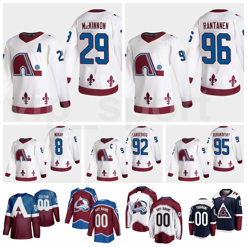 Colorado Avalanche Reverse Retro Hockey 96 Mikko Rantanen Jersey 8 Cale Makar 92 Gabriel Landeskog 95 Andre Burakovsky 29 Nathan MacKinnon, Red
Colorado Avalanche Reverse Retro Hockey 96 Mikko Rantanen Jersey 8 Cale Makar 92 Gabriel Landeskog 95 Andre Burakovsky 29 Nathan MacKinnon, Red