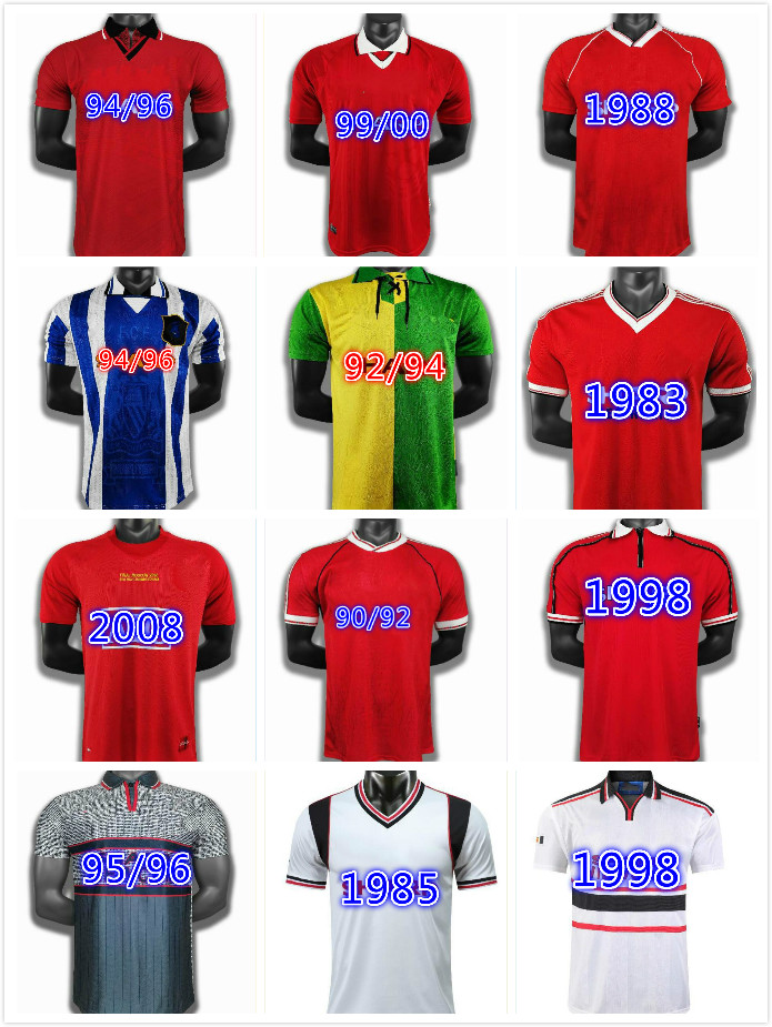 Retro Version 07 08 83 86 Soccer jersey finals football Giggs SCHOLES Beckham RONALDO 88 90 92 94 96 98 99 CANTONA KEANE, Black;yellow
Retro Version 07 08 83 86 Soccer jersey finals football Giggs SCHOLES Beckham RONALDO 88 90 92 94 96 98 99 CANTONA KEANE, Black;yellow