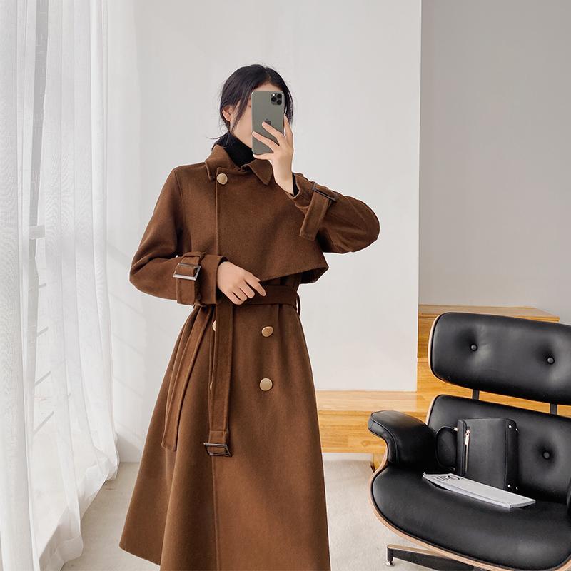 Wool Fur Coat Simple Real Vintage Coats and Jackets Women Slim Female Jacket Double-sided Woolen Cloth Abrigos De Mujer Zjt841, Black
Wool Fur Coat Simple Real Vintage Coats and Jackets Women Slim Female Jacket Double-sided Woolen Cloth Abrigos De Mujer Zjt841, Black