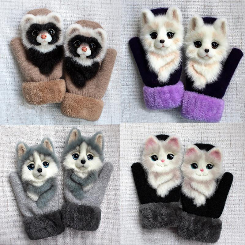 Five Fingers Gloves Girls Winter Lovely Featured Animals 3D Cat Tiger Design Warm Outdoor Mittens Costume Accessory Women Leather
Five Fingers Gloves Girls Winter Lovely Featured Animals 3D Cat Tiger Design Warm Outdoor Mittens Costume Accessory Women Leather