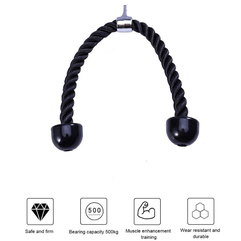 Triceps Rope Nylon Drawstring Biceps Triceps Back Shoulder Exercise For Home Gym Pulldown Strength Trainning Building Pull Rope
Triceps Rope Nylon Drawstring Biceps Triceps Back Shoulder Exercise For Home Gym Pulldown Strength Trainning Building Pull Rope