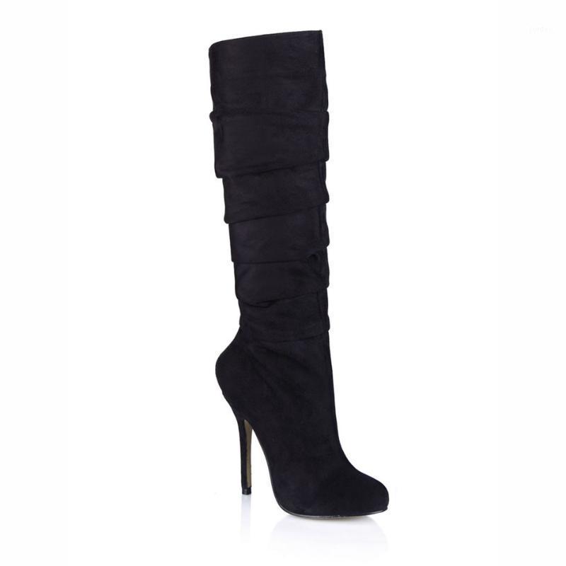 CHMILE CHAU Pleated Sexy Party Knee-High Boot Women Stiletto High Heel Bottes Genoux Femmes Rodilla Botas Para Mujer 0640CBT-31, Black
CHMILE CHAU Pleated Sexy Party Knee-High Boot Women Stiletto High Heel Bottes Genoux Femmes Rodilla Botas Para Mujer 0640CBT-31, Black